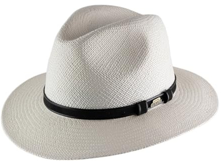 Classic Italy - Fedora Hut ausladende Krempe Panama Brisa Belt