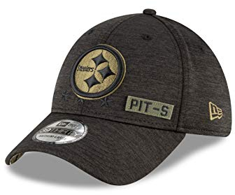 New Era 39Thirty Cap Salute to Service Pittsburgh Steelers -