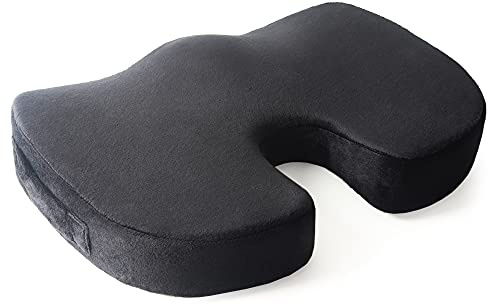 RICOO Cojin Silla Oficina Elevador Asiento Ortopedico Cojín para Sentarse ergonomico Despacho SK-U0120 Terapeutico Acolchado Espalda Coxis