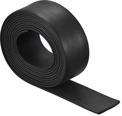 uxcell EPDM Rubber Foam Sheet Strips 1/8 T x 2 W x 118 L, Neoprene Rubber Sheet Rolls for DIY Gasket, Sealing Padding, Reduce Vibration Mat