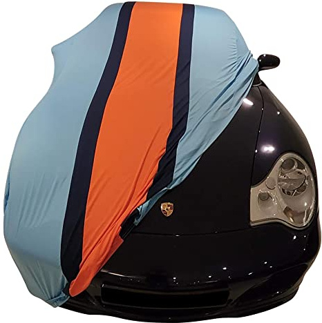 Star Cover Indoor Autoabdeckung kompatibel mit Porsche 911 (996) Cabrio SUPER Soft Stretch