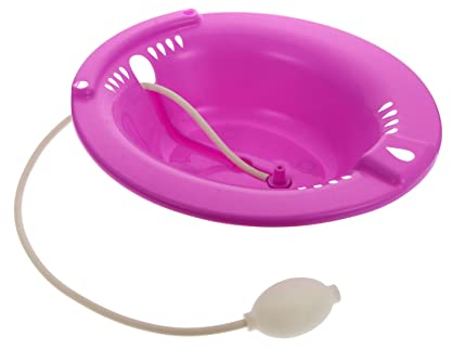 GLEAVI Sitzbad Für Frauen Becken Hockbecken Waschbecken Körperpflege Schwangere Ältere Menschen Umweltfreundliches Material Hautfreundlich