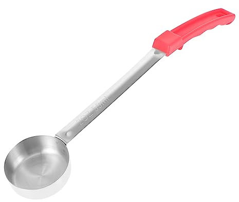 Uonlytech 2once Cuillère Doseuse à Sauce Pour Pizza Ustensile De Service Acier Inoxydable Contrôle Des Portions Pour Cuisine