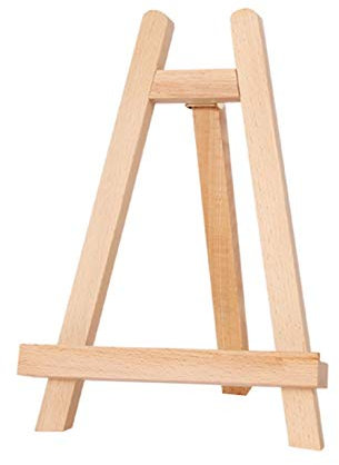 Staffeleien, Ausstellungsständer, Hochzeits-Malset, Malen, selbstklebend, Holz, verstellbar, Künstler-Bastelbox (C)