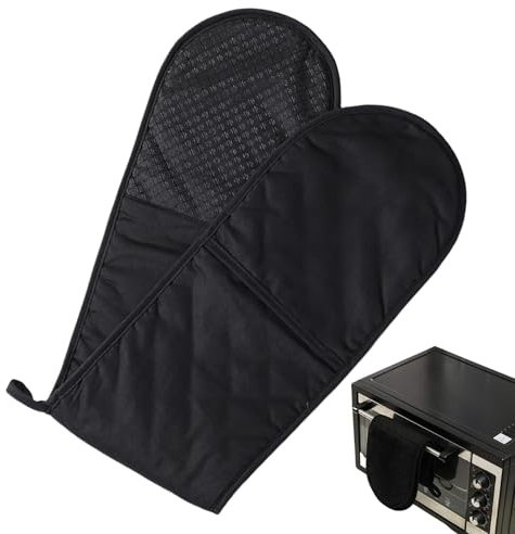 Manique Double – Manique résistante à la Chaleur | Gants de Four Extra Longs pour Cuisine, pâtisserie, Barbecue, Barbecue