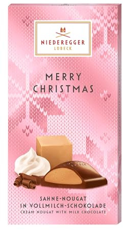 Niederegger Nougat Tafel Sahne »Merry Christmas« 100g