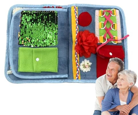 Couvertures sensorielles pour adultes, couverture sensorielle pour personnes âgées, perte de mémoire, agités, couverture inquiétante pour adultes avec démence d'Alzheimer, démence, Asperger's
