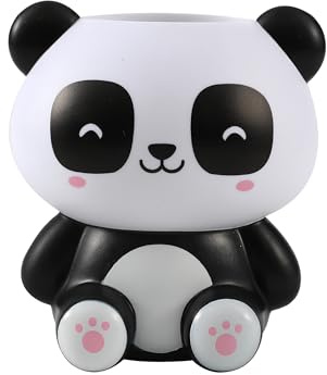 I-TOTAL 3D-korthållare – skrivbordsorganisatör i Kawaii-stil för pennor och tillbehör, presentidé (Pandastic)
