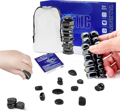 Lanboo Magnetisches Schachspiel, Magnet Spiel magnetisches schachspiel Steine mit Spielseil, Reisen Schach Magnetisch, Tragbares Schachbrett - Party Für Familientreffen