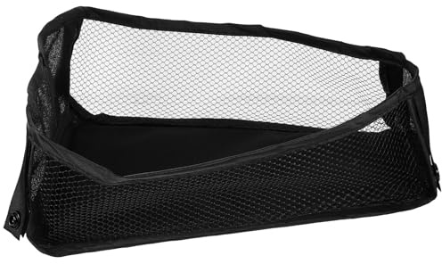 HOOTNEE Bolsa Organizadora Inferior Negra para Guardar Pañales y Objetos Pequeños de Tela Oxford Diseño Práctico y Reutilizable, Ligera para Cochecito del Ñiño en Exteriores