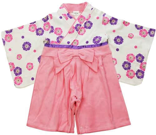 Baby Kids Hakama Style Coverall Romper Girls Kimono style romper Japanese Formal birthday Halloween dress Child Dress