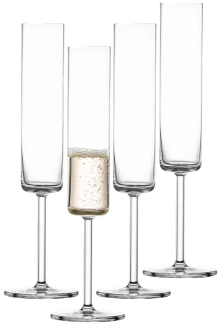 Schott Zwiesel Tritan Crystal Modo Collection Champagnerflötenglas, 156 ml, 4 Stück