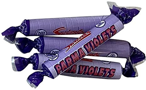 Parma Violets Bags of Retro Sweets | 125g Bag | Classic Wrapped Floral Flavoured Sweets | Vegetarian & Traditional Candy