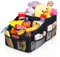 SURDOCA Car Seat Organiser for Front or Backseat, Travel Storage Accessories for Kids, Backseat Organiser with Tray for Toys, Snacks, Cups, Books, Tissue, Tidy and Clean