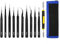 Kit 11 Pcs Pinzas de Precisión - Tweezers ESD Anti-Estáticas de Acero Inoxidable para Electrónica, Joyería, Ordenadores, Trabajos de Laboratorio, Manualidades