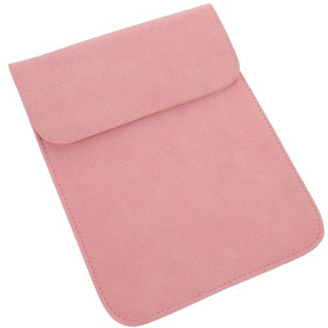 LRXIYODE Leather Travel Sleeve Case for E-reader Protective Cover Scratch-resistant Carrying Pouch for Ebook Readers Stylish Pink Inner Bag