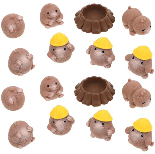 Parliky Lot de 24 Mini-Ornements en Résine pour Décoration de Jardin Miniature, Figurines D’Animaux Artisanales de Mini-gaufres, Accessoires DIY pour Bureau et Maison, Petites Statues