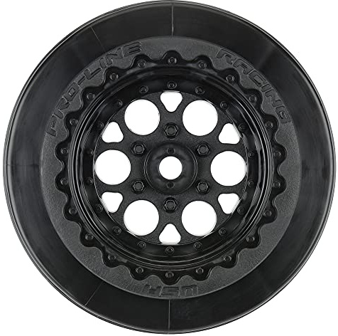 Pro-line Racing 1/10 Showtime+ F/R 2.2/3.0 Wide Drag Black Wheels, PRO279403