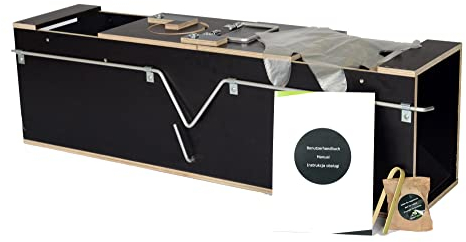 Marderfalle Lebendfalle - Wiederverwendbare Rattenfalle - Verkleidet mit Birkensperrholz Tierfalle Garten - Premium Marderfallen von Profis empfohlen - Robuste Ausführung (PT80, Popular, 80x19x24cm)