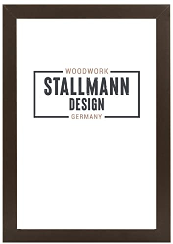 Stallmann Design Cadre photo SD avec verre acrylique antireflet, cadre nouveau moderne, 80 x 120 cm, noir, à suspendre verticalement ou horizontalement