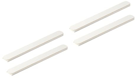 DOITOOL Schubladenschienen, 2 Sätze Gleitschiene Schiene Schubladenführungsschiene Führungsschiene Der Schublade Gleitschienen Für Schubladen, Möbel Schubladenführungen Die Weiß