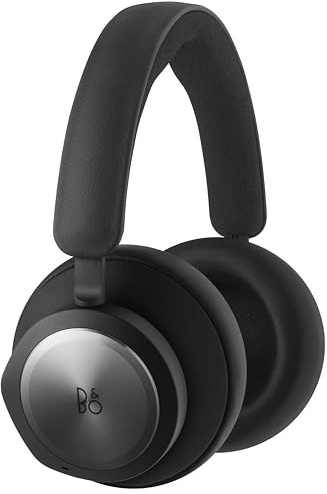 Bang & Olufsen Beocom Portal MS - Wireless Bluetooth Over-Ear Active Noise Cancelling Headphones with 4 Microphones, Playtime Up to 42 Hours, Dolby Atmos Headset for Work and Play - Black Anthracite