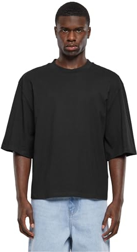 Urban Classics Maglietta da Uomo Organic Oversized Cropped Tee Black 5XL, Nero, XXXXXL