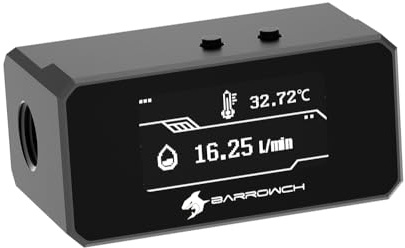 Barrow Flussmeter OLED - schwarz