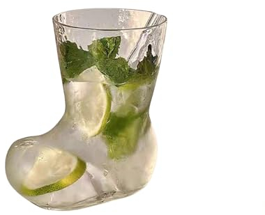 Botas Vasos Jarras de Cerveza, Jarras de Cerveza de Vidrio Transparente Creativas, Regalo for Bebedores de Cerveza, Vasos de Cerveza, Vasos de Cerveza Grandes y Modernos, Vasos de Cerveza con ( Color