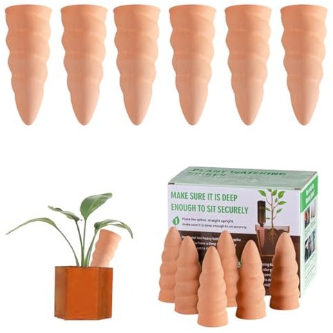 6 Stück Automatisch Bewässerung Set, Selbstbewässerung Spike, Pflanzen Wasserspender, Automatische Pflanzenbewässerung Ausrüstung, Einstellbar Bewässerungssystem, Für Innen- und Außenpflanzen