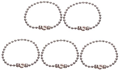 HOODANCOS 20piezas Hebijas Para Cadenas De Cuentas Hebijas Para Etiquetas De Precio Para Etiquetas Colgantes Multifuncionales De