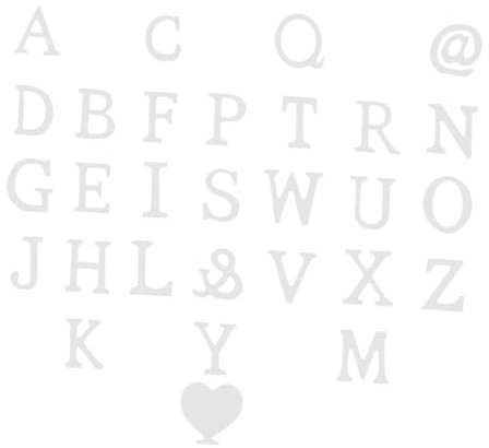 Levemolo 29stücke Teiliges Aus Kreativen Holzbuchstaben Für Heimdekoration Alphabet Dekore Für Thematische Anlässe Und Persönliche Gestaltung