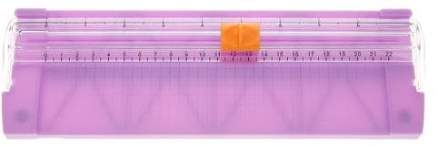LXHZSY Schneidelineal Tragbare Mini-A5-Präzisions-Papierschneidemaschine for Scrapbook-Fotoschneidewerkzeuge(Purple)