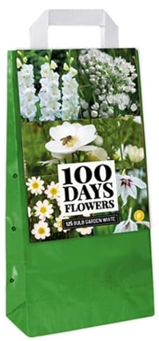 Jub - 125 Bulbes à Planter Fleurs Blanches