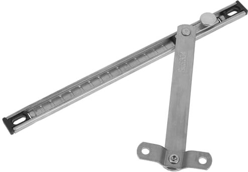 jojofuny Porta Finestra Battente di Sicurezza Limitatore Barra Sostituzione Cerniera Nascosta per Finestra Parte Limitazione Ricambio Senza Installazione Semplice