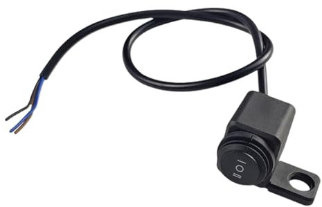 Lenkerschalter, Motorradschalter | Schalter Fahrrad-Lenkerlicht-Ein-/Aus-Steuerung | es wasserdichtes Ein-Aus-Licht für Elektroroller, Motorrad-Scheinwerferschalter für Elektromobile