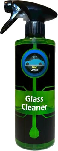 Tino Glass Cleaner – Streak-Free Formula for Crystal Clear Car Windows and Mirrors – Safe & Effective (500ml)