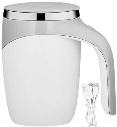 Moreeulsi Auto Stirring Coffee Mug, Automatic Magnetic Stirring Coffee Mug, 2025 Upgraded Auto Stainless Travel Mugs, Magnetic Coffee Stirrer Mug for Milk, Fast Charging Auto Mixing Mug, 13.5x9cm