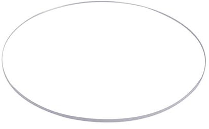 Runde Acrylplatten, 1 Stück, klare runde Acrylscheibe, 300 mm Durchmesser, 2–10 mm Dicke, transparenter Kunststoffkreis for Heimwerkerarbeiten, Ausstellungen und Projekte(6mm)