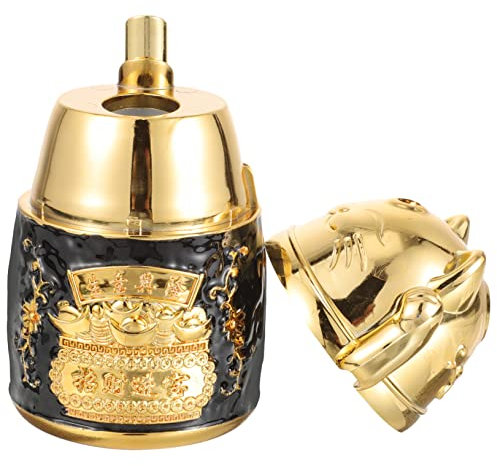 Warmhm Porta-Stuzzicadenti con Dispenser Organizer per Porta-Stuzzicadenti Porta-Salsicce Portatile - Denti con Design Lussuoso Porta-Stuzzicadenti in Acrilico Dorato