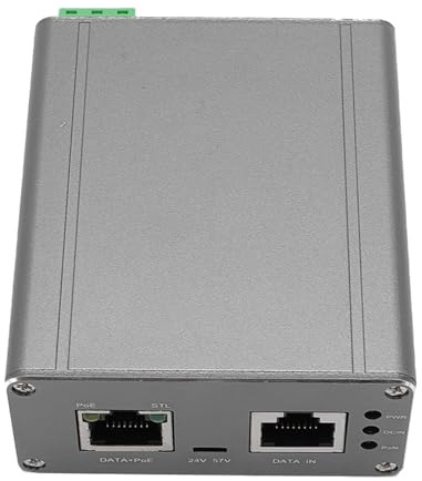 Yechiry Injecteur POE Gigabit 150W pour Le Lecteur Standard Gen 3, Entrée Double CC, Prise en Charge jusqu'à 2,5 Go de Vitesse de Données pour la Caméra IP, Point d'accès sans Fil, Téléphones IP