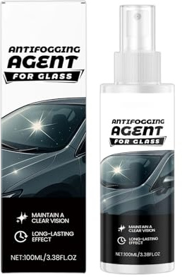 Spray Antiappannamento Per Vetri Auto – Detergente Per Vetri E Specchietti Per Una Visione Chiara | Spray Antiappannante Per Parabrezza Antipioggia, Previene La E L'umidità | Trattamento Del Ve