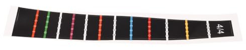 Cello Griffbrettaufkleber für 4/4 Cello, Wasserfestes Pvc, 1 Blatt | Schwarz, Leicht und Ölabweisend, für Lernzwecke und Üben Unterwegs, Passgenau für Instrument