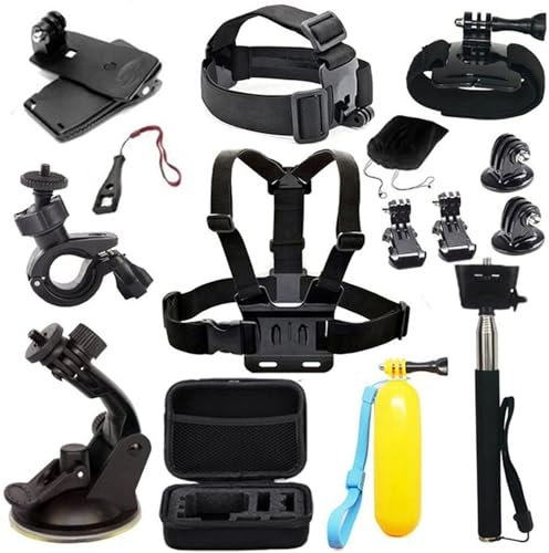 EDOSE Accessories Kit for AKASO EK5000 EK7000 4K WiFi Action Camera Gopro Hero 8 7 6 5/Session 5/Hero 4/3+/3/2/1 Crosstour/ Victure/ Campark Action Cameras
