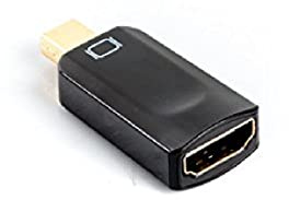 lanberg Ad 0004 – 1.3b Black Mini DisplayPort 1.2 (Mini DP) Male to HDMI A Female Adapter Black