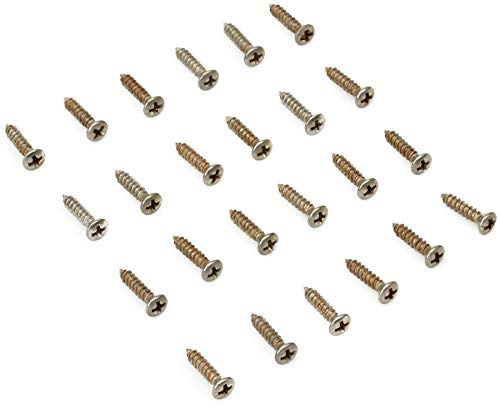 Fender Road Worn Pickguard/Control Plate Screws (24 Stück)
