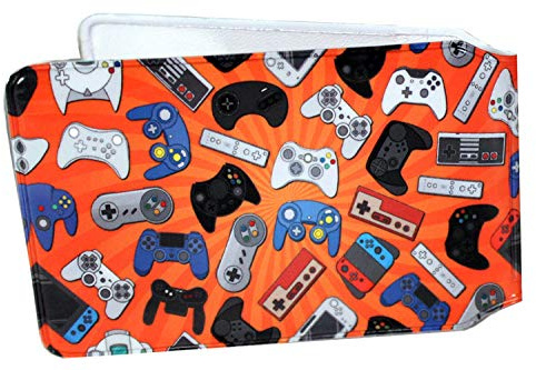 Controladores de consola de juegos Slim Line Bus Pass Wallet Crédito Viaje Rail Ticket Card Holder para Oyster Business ID Card, multicolor, 1x Wallet, Delgado