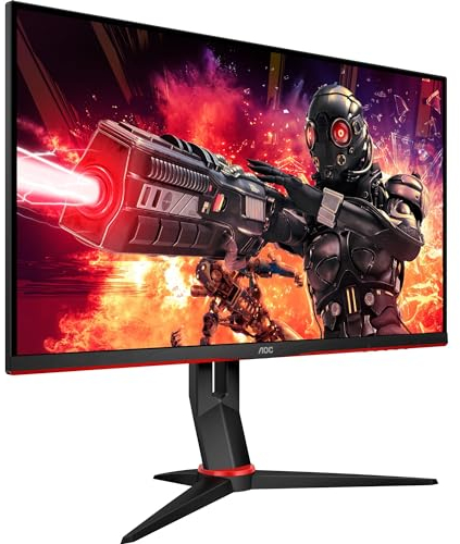 AOC Monitor Gaming 24G2ZE/BK - 24 Plano Full HD, 240Hz, 0,5 ms, IPS, FreeSync Premium, 1920x1080, 350 cd/m, HDMI 2x2.0, Displayport 1x1.2
