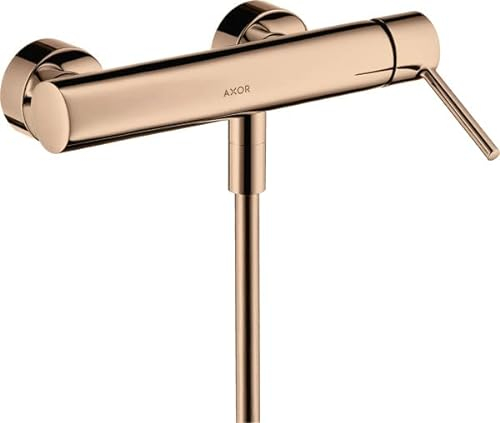 hansgrohe AXOR Starck Einhebel-Brausemischer Aufputz mit Pingriff, 10611300, Farbe: Polished Red Gold