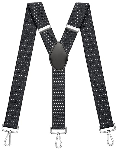 Sencillo Hosenträger Herren mit Karabiner Y-Form